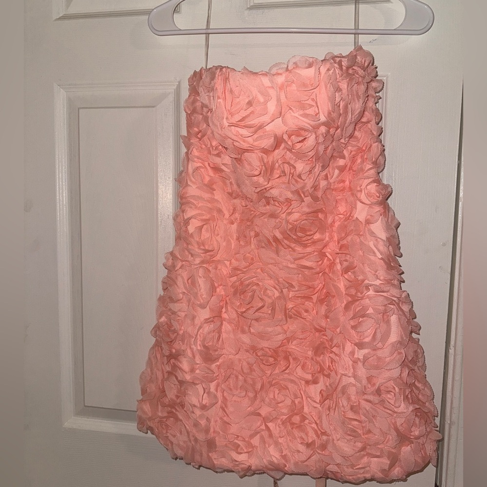 Pink Floral Kids Dress